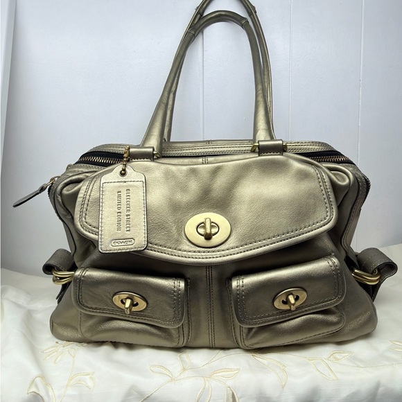 Coach Handbags - Coach Bleecker Street Limited Edition Peyton Satchel Bag